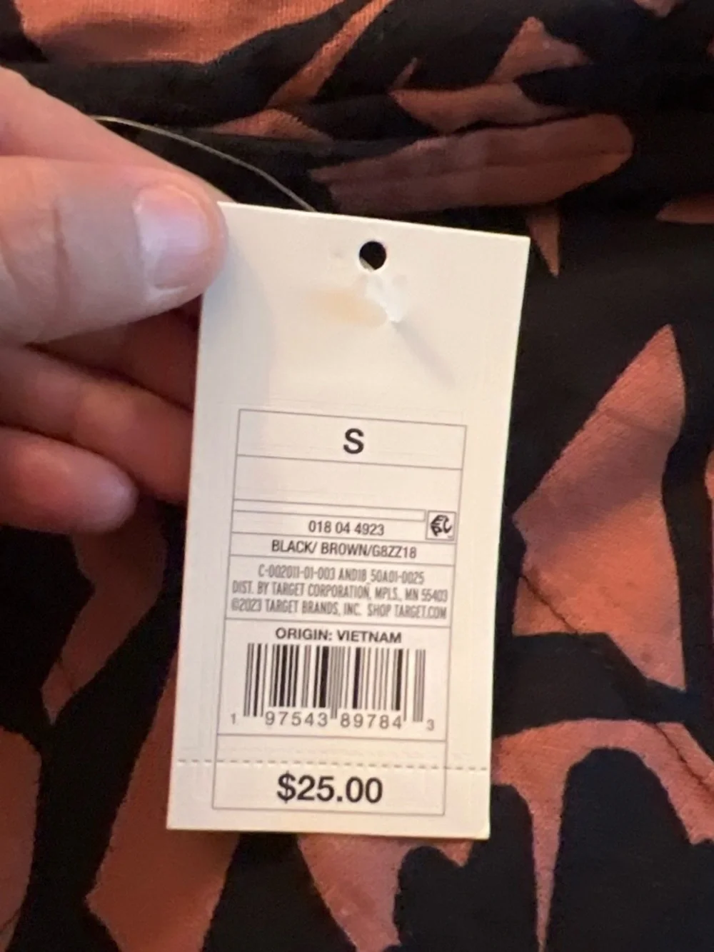 Target Black & Rust Abstract Wide-Leg Pants - Picture 3 of 3